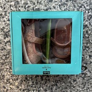 Keds Kids Sparkly Mary Jane Shoes - Rose Gold